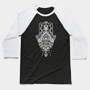 Hamsa Hand- protection against Evil Eye Baseball T-Shirt